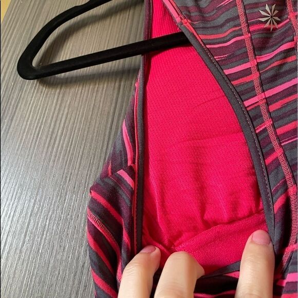 ATHLETA Painted Pattern Tinker Workout Adjustable Tie Tank Top - Picture 7 of 11